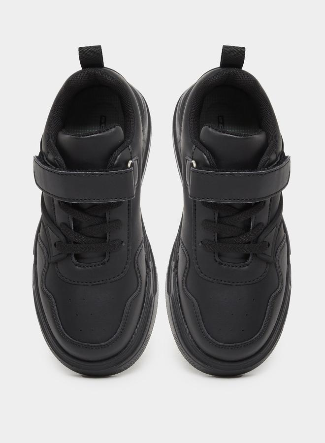 Styli Panelled Sneakers with Hook and Loop Closure - Image 5