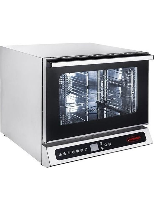 CSA Inox Karacasan Industrial Electric 4 Tray Convection Pattiserie Oven 