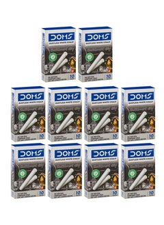 DOMS 100-Piece Dustless Chalk White  - Image 1