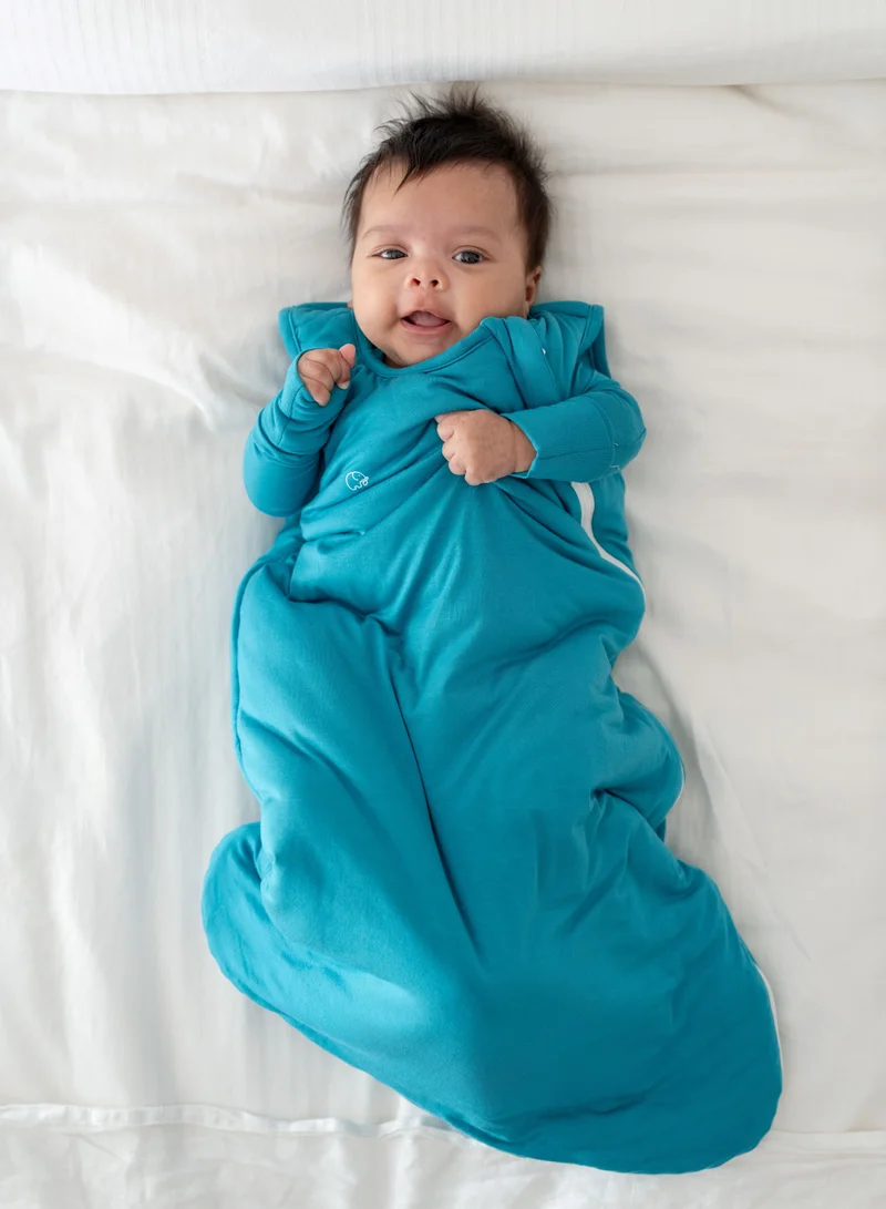 Anvi Baby Organic Bamboo Sleeping Bag- Deep Blue