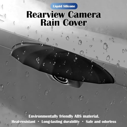 TFNBNG Universal Silicone Rear Camera Rain Cover - Waterproof & Easy Install Anti-Rain Protector for Car Backup Cameras - Image 2