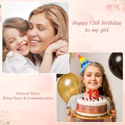 Sereney 13th Birthday Gifts for Girls as Handmade Wave Bracelet 13th Birthday Decorations for Girls, 13 Year Old Girl Gifts as 13 Year Old Girl Birthday Gifts for 13 birthday Teen Tween Daughter Niece - Image 4