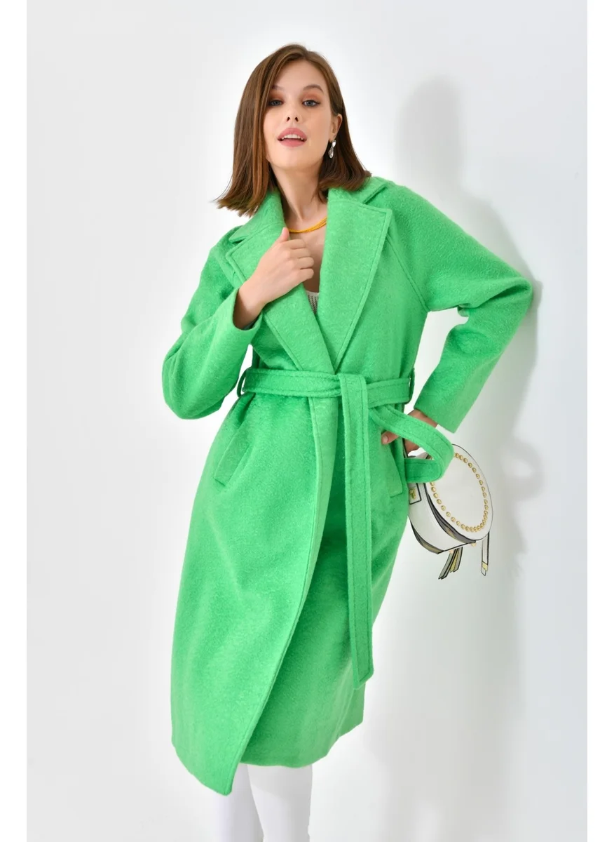 جارمي Ftz Women Women's Cashmere Coat Benetton