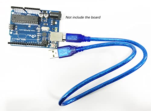 DIYmall USB-A Male to USB-B Male USB2.0 Cable for Arduino 2560 R3 Printer (Pack of 2pcs) - Image 4