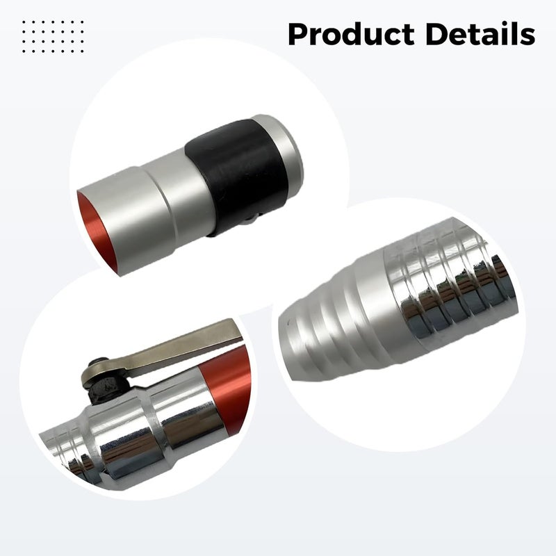 T39 Fine Tip Handpiece, Gh116-8H Polishing Handle, 5.6 in Flex Shaft for Extended Grinding & Metal Carving - Image 5