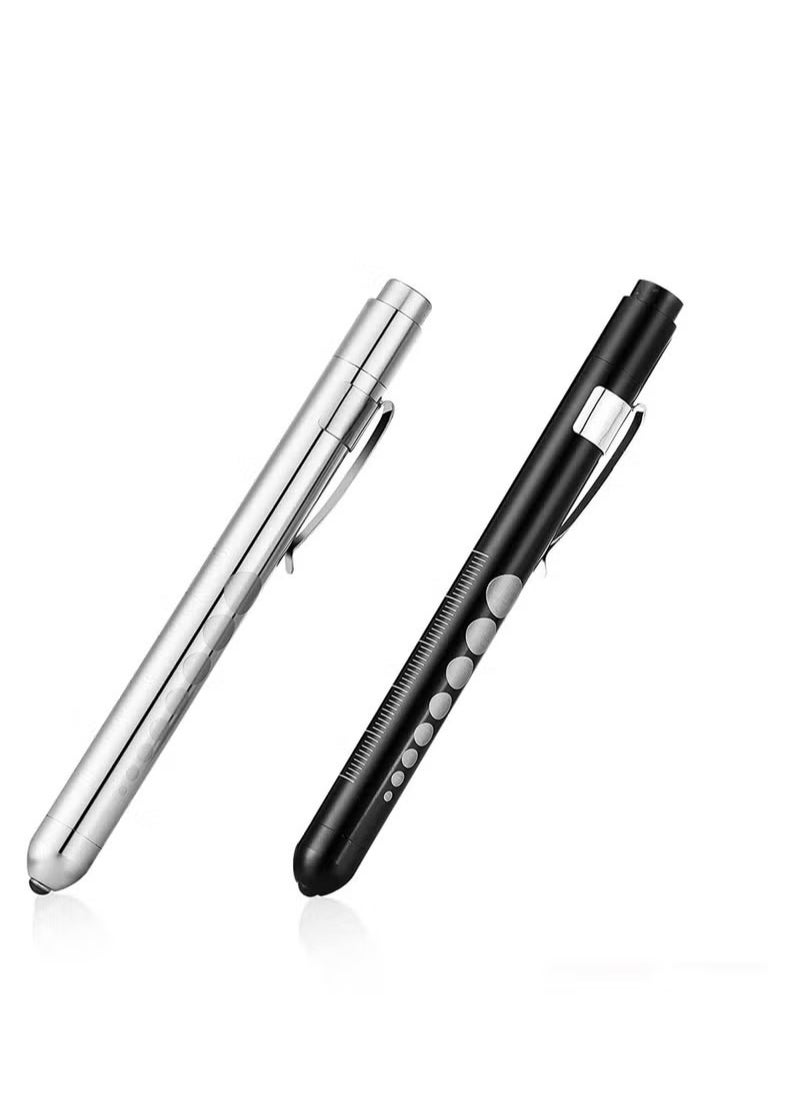 Generic Diagnostic Medical Penlight 2Packs, Mini Reusable LED Penlight Flashlight Pen Torch, Torch Doctor Nurse EMT Emergency Pen Light  - Image 1