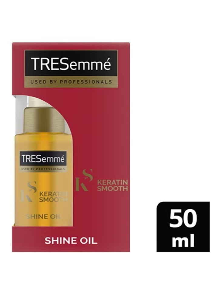 TRESemmé Keratin Smooth Shine Oil 50ml - Image 1