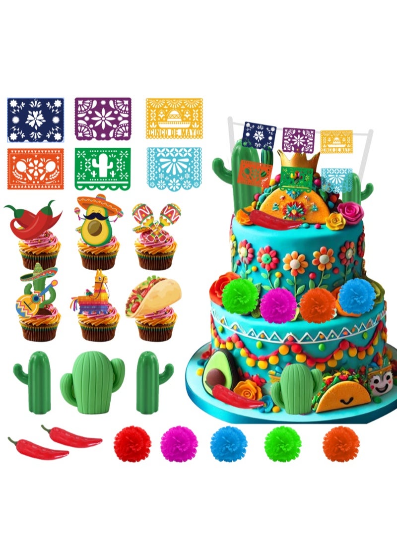FRUITFUL PARTY Mexican Fiesta cake decoration