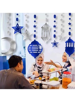 VUCATIN Star Crescent Moon Lantern Ramadan Garland Eid Decoration Home Happy Ramadan Party Decor Hanging Streamer Wedding Backdrop Banner Ramadan Party Supplies  - Image 5