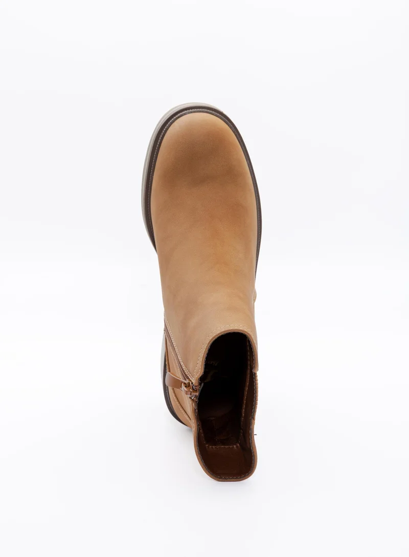 Bata Brown Platform Chelsea Ankle Boots for Women | Best Price UAE