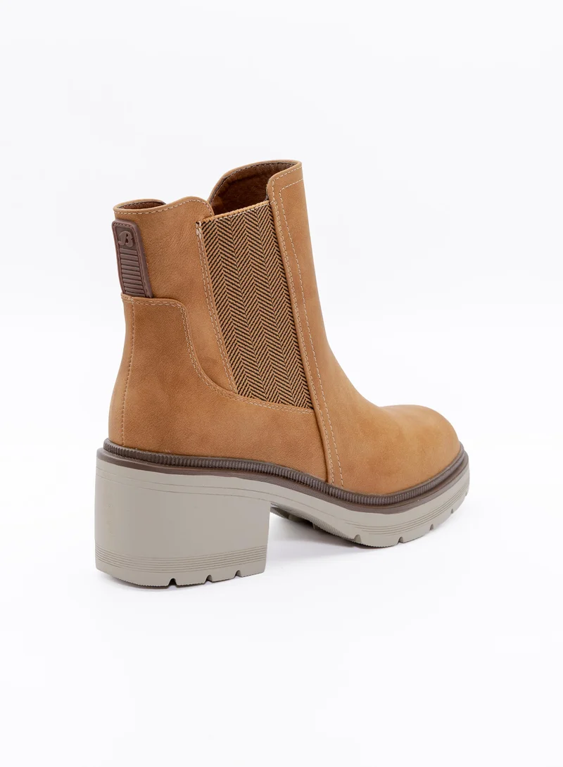 Bata Brown Platform Chelsea Ankle Boots for Women | Best Price UAE