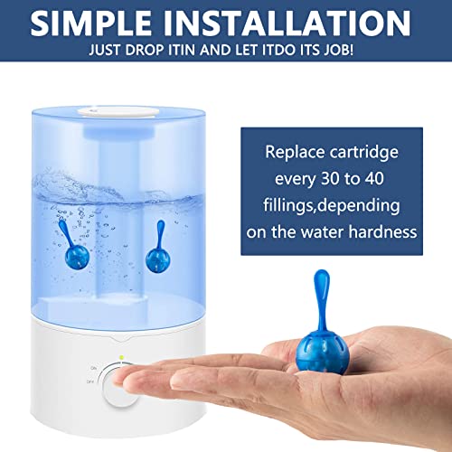 Raipoment Humidifier Cleaner Ball, 20 Pack, Silver Ion Humidifier Tank Cleaner, Prevents Hard Water Build-up & Mold, Long-Lasting Water Purifier for All-Season Use, Fits Most Humidifiers, Fish Tanks & Vases - Image 4