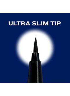 Fashion Colour Jersey Girl Ultra Black Sketch Pen Eyeliner 1ml Quick Drying Matte Finish Waterproof Smudgeproof 24Hrs Long Lasting (Black)  - Image 2
