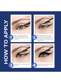 Fashion Colour Jersey Girl Ultra Black Sketch Pen Eyeliner 1ml Quick Drying Matte Finish Waterproof Smudgeproof 24Hrs Long Lasting (Black)  - Image 5