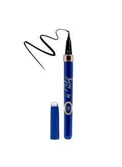 Fashion Colour Jersey Girl Ultra Black Sketch Pen Eyeliner 1ml Quick Drying Matte Finish Waterproof Smudgeproof 24Hrs Long Lasting (Black)  - Image 1