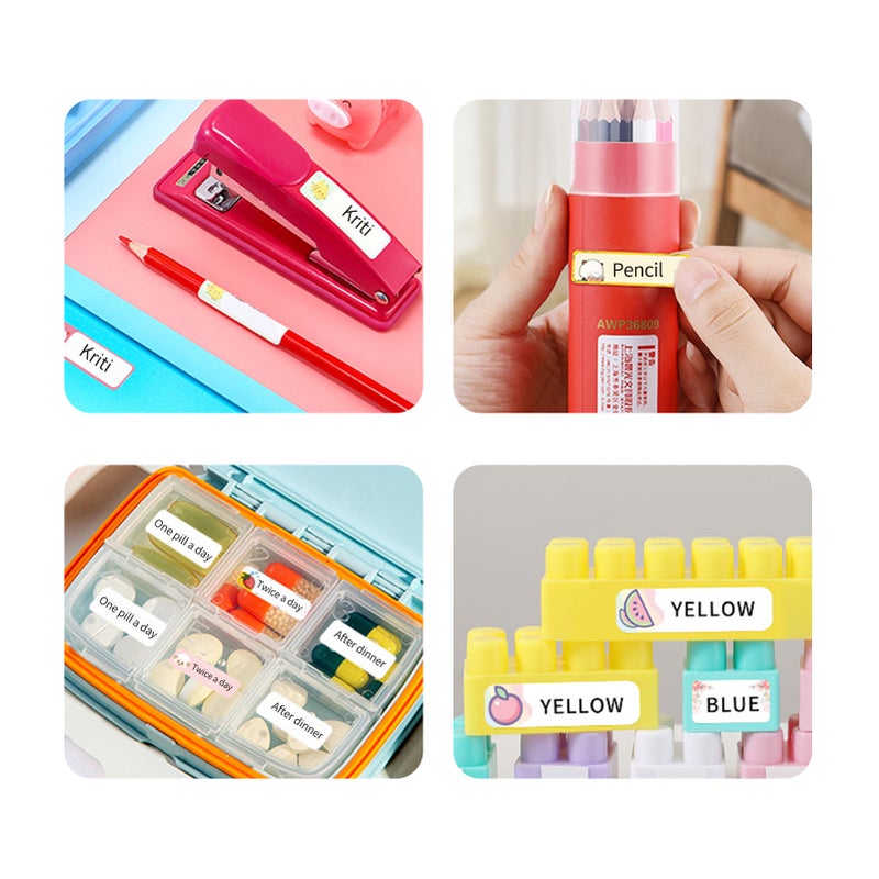 Mini Thermal Label Printer: 137g ABS Shell, 203DPI Ink-Free Printing - BT-Enabled Multifunctional Sticker Maker for Home Storage, Office, Students - Image 2