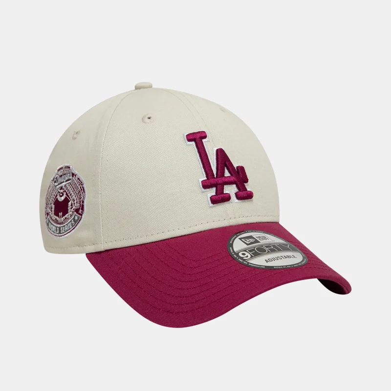 NEW ERA Men's MLB Los Angeles Dodgers World Series Patch 9FORTY Cap