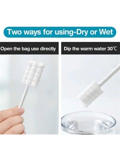 ONETO 30 Pcs Baby Tongue Cleaner Infant Tongue Cleaner Newborn Gauze Oral Cleanser Mouth Tongue Cleaner Infant Toothbrush Baby Toothbrush For Babies and Toddlers  - Image 4