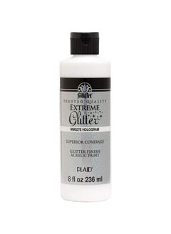FolkArt Glitter Paint 8 Oz Hologram 8 Fl Oz  - Image 1