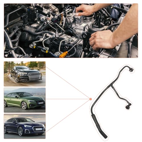 FanPaYY 8W0121081AN Coolant Radiator Overflow Hose Cooling Breathe Tube Compatible with 2016-2023 A4 A5 Quattro Allroad 2.0T L4 - Image 5