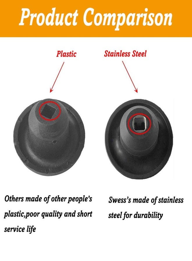 Swess 4 Packs Drive Socket Kit for Blender Replacement Parts-Metal Bottom Socket Kit - Image 3