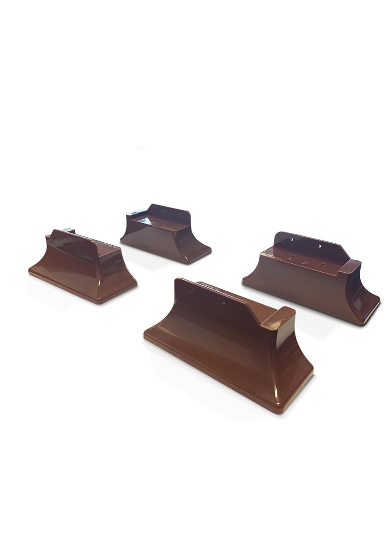 Stander Recliner Risers, Non-Slip Chair Lifters for Adults, Seniors, and Elderly, Low Profile Seat Raiser for Sitting and Standing Assistance, Compatible with Wooden Base Recliners, Set of 4 - Image 4