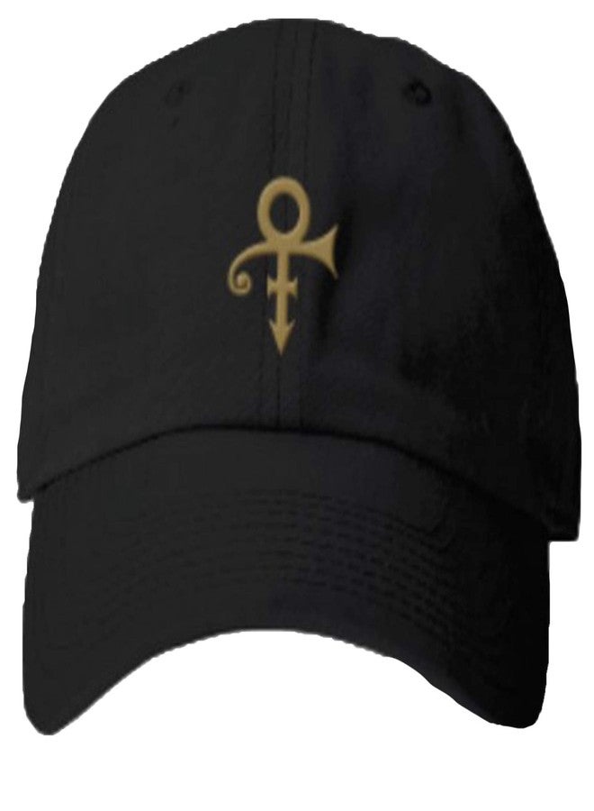 Prince unisex adult Prince Love Symbol Black Hat Baseball Cap, Black, One Size US