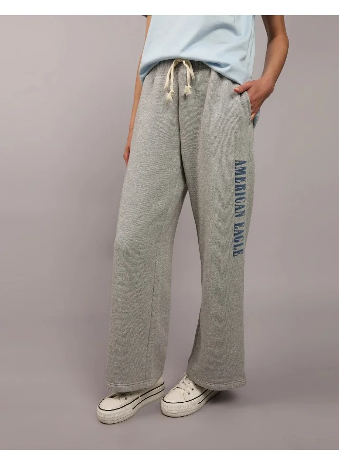 American Eagle High Waist Graphic Sweatpants