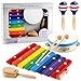 LOOIKOOS Kids Musical Instruments Montessori Wooden Toys for ToddlersPercussion Instruments Set for Kid Preschool Educational Musical Toys for Boys and Girls Gifts - Image 2