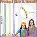 Camlinbo 200PCS Mardi Gras Beads 33 Bead Necklace Green Purple Gold Metallic Mardi Gras Beads Accessories Bulk for Carnival Parade Throws Party Decorations Supplies Favors - Image 4