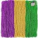 Camlinbo 200PCS Mardi Gras Beads 33 Bead Necklace Green Purple Gold Metallic Mardi Gras Beads Accessories Bulk for Carnival Parade Throws Party Decorations Supplies Favors - Image 2