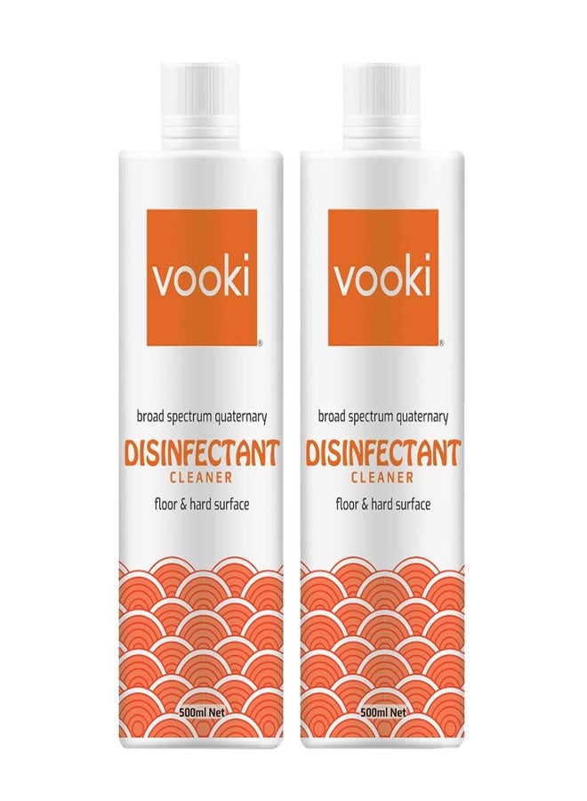 Vooki Ecofriendly Multipurpose Floor & Hard Surface Disinfectant Cleaner, Home and Commercial Use, Green Chemistry - 500 ml Each (Pack of 2) - Image 1