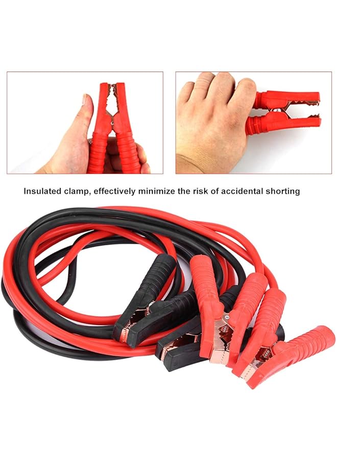 Jumper Cables For Car Battery, Flexible Firmly Connection Emergency Booster Cable For Emergencies(4M/2000A) - Image 4