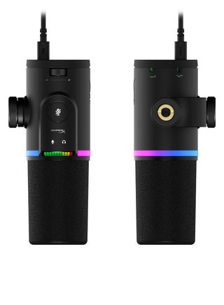 HyperX FlipCast Streaming XLR/USB Dynamic Microphone for PC, MacOS, PlayStation, Nintendo Switch, Broadcast Quality, USB, XLR, Universal Mount, Black-B2CM1AA - view 2
