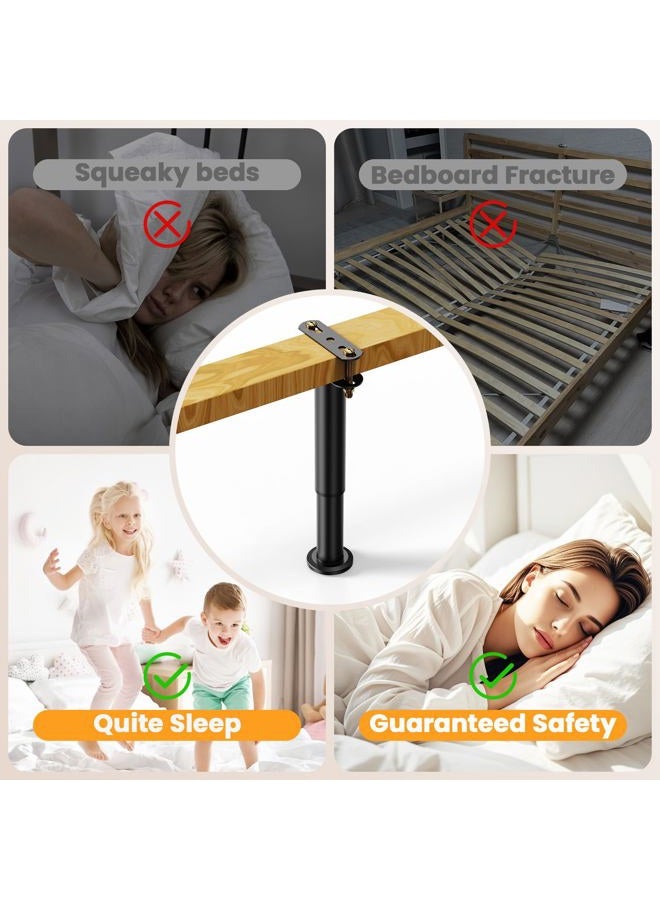 Abiglifty 4Pcs Adjustable Bed Frame Support Legs, 13 Inch Bed Slats Support Legs, Bed Legs Replacement, Metal Heavy Duty Furniture Legs - Image 4