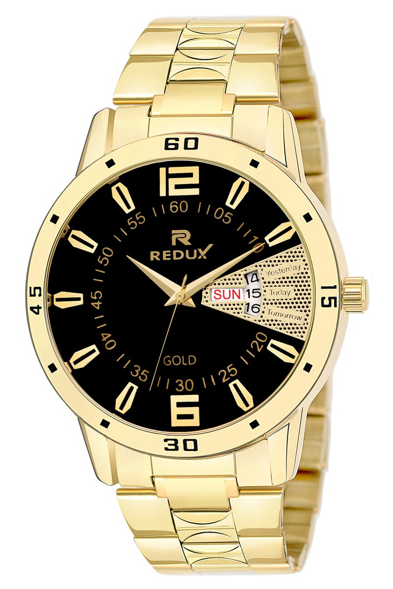 REDUX Analogue RWS0273S IPG Black Dial Watch for Men - Image 1