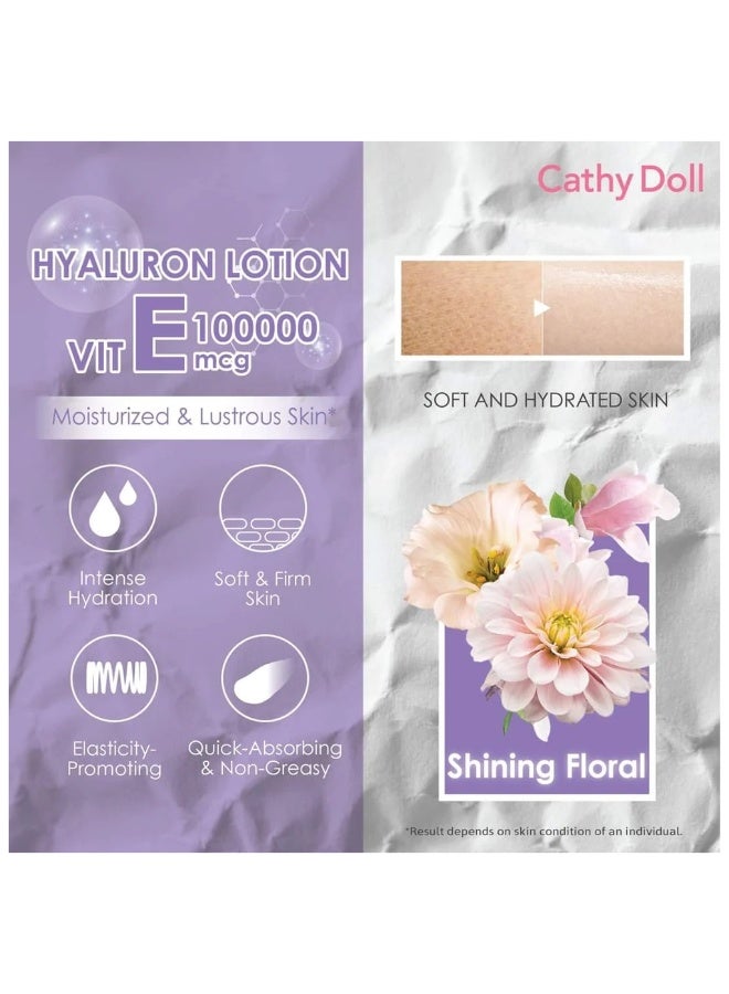 Cathy Doll Hyaluron Vitamin E Milk Protein Body Lotion Nourish your skin with a luxurious body lotion enriched with Hyaluron and Vitamin E, helping moisturize, soften, and improve the appearance of dry skin. Its milk protein formula leaves skin feeling smooth, supple, hydrated, and beautifully radiant throughout the day. - Image 3