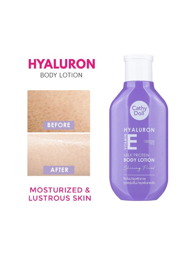 Cathy Doll Hyaluron Vitamin E Milk Protein Body Lotion Nourish your skin with a luxurious body lotion enriched with Hyaluron and Vitamin E, helping moisturize, soften, and improve the appearance of dry skin. Its milk protein formula leaves skin feeling smooth, supple, hydrated, and beautifully radiant throughout the day. - Image 5