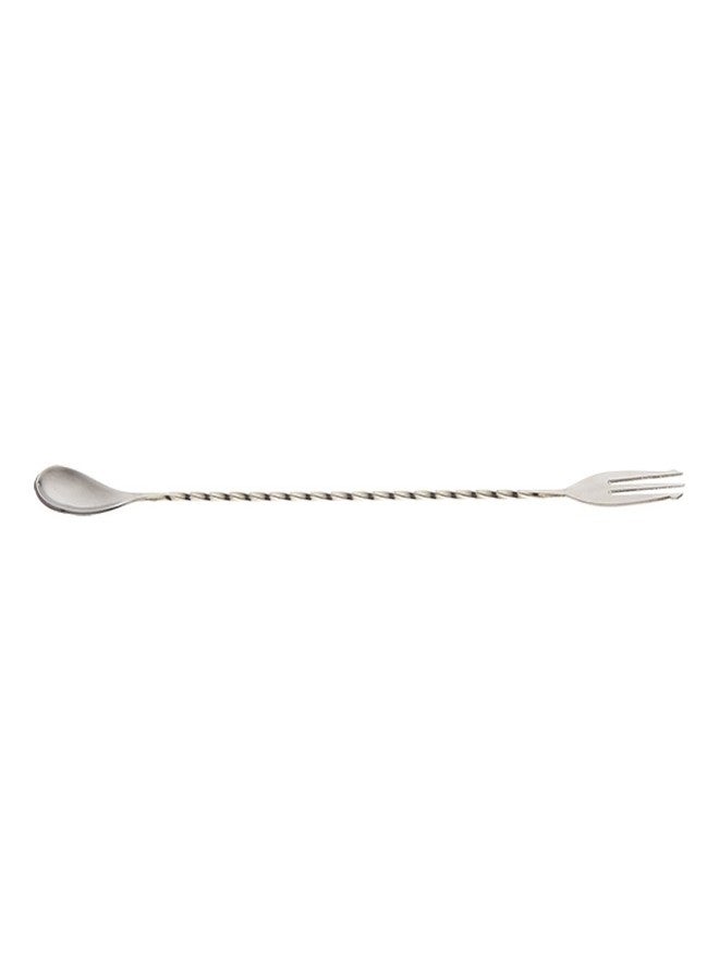 Barfly Fork Bar Spoon, End 12 3/8" (31.5 cm), Stainless Steel - Image 1