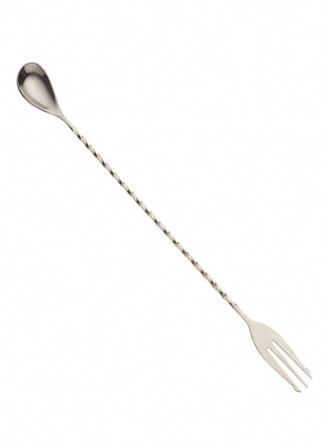 Barfly Fork Bar Spoon, End 12 3/8" (31.5 cm), Stainless Steel - Image 4