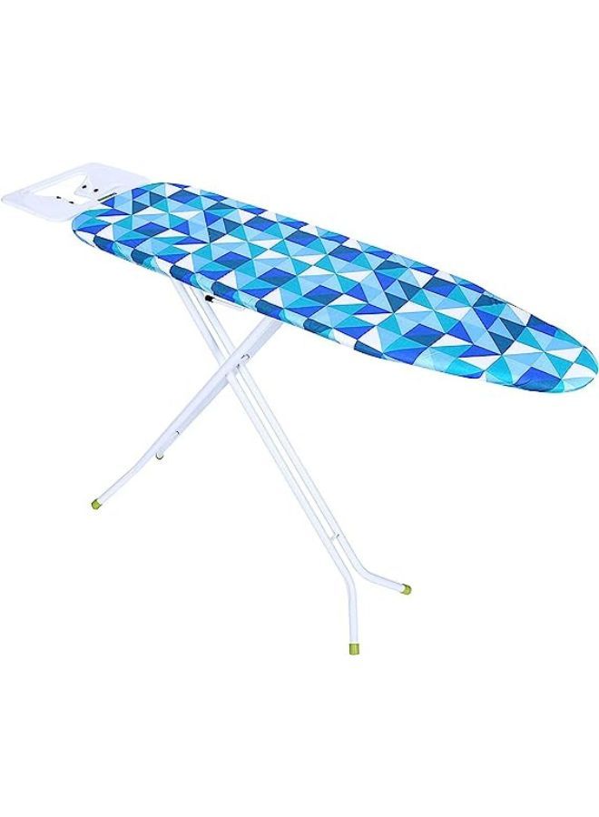 Ironing Board with Attached Cloth Rack, 122X38Cm Lightweight and Compact Ironing Board with Height Adjustment Feature, Multicolor - Image 3