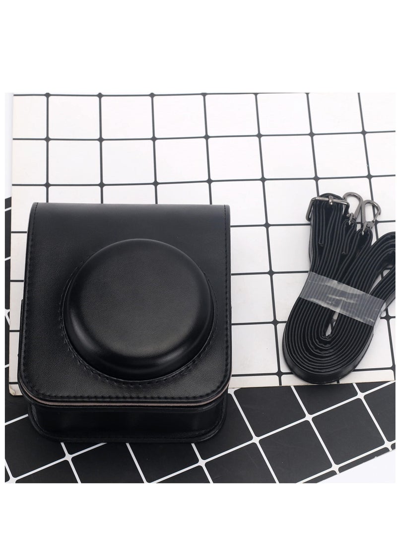 Protective Case Compatible with Fujifilm Instax Mini 12 Instant Film Camera with Accessory Pocket and Adjustable Strap