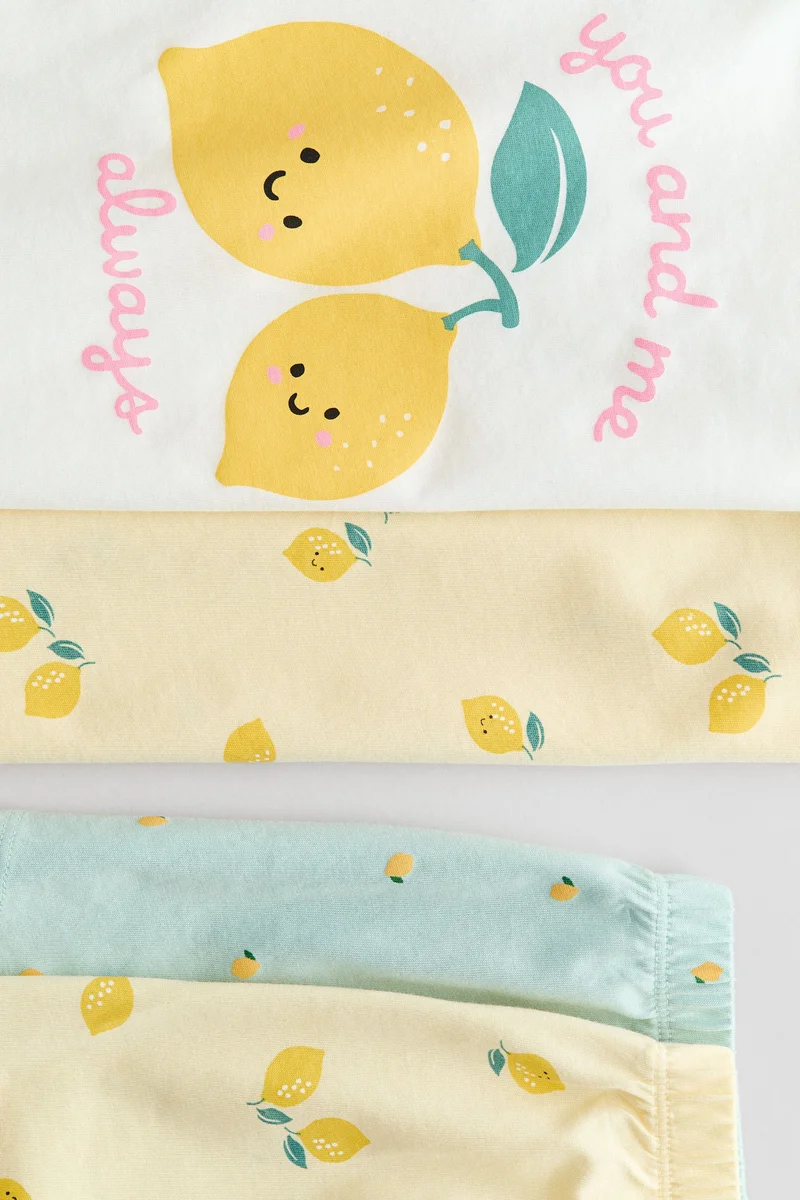 H&M 2-pack flutter-sleeve pyjamas