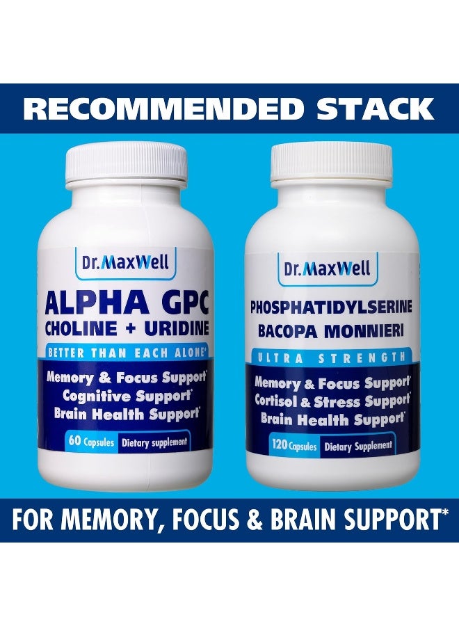 Dr. Maxwell Alpha GPC 600mg + Uridine, a Choline Enhancer - Image 5