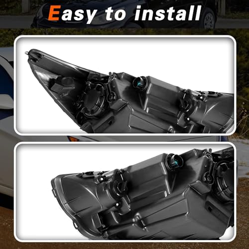 TODO Headlights Assembly Replaces 921011R710 921021R710 Compatible with 2015 2016 2017 Accent (Passenger Side) - Image 4