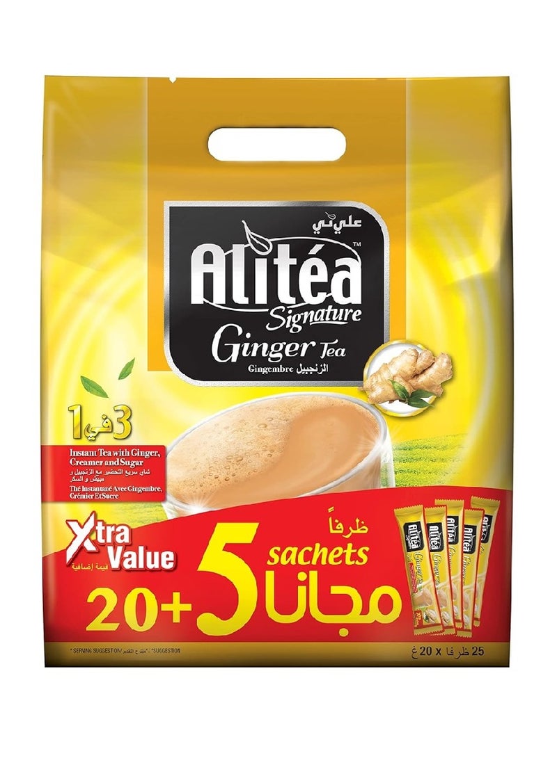 Alitea Instant Ginger Tea - 20g - 20 + 5 Free  - Image 2