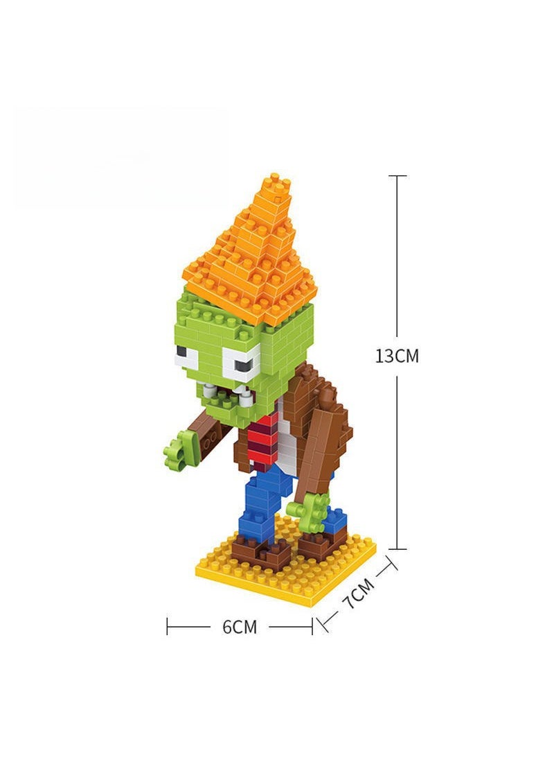 Generic - 3D Puzzle Cartoon Bricks Plants vs Zombies GiftRoadblock Zombies Roadblock Zombies - Image 1