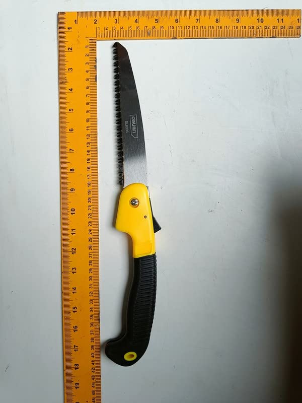 FTE Foldable Garden Saw Hand Pruning saw For Gardening Camping and Tree Branch wood Cutting Foldable Pruner Cutter Chromium Steel Manual Pruner Pack of 1 - Image 2