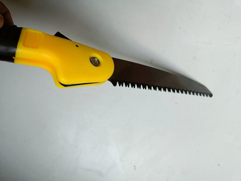 FTE Foldable Garden Saw Hand Pruning saw For Gardening Camping and Tree Branch wood Cutting Foldable Pruner Cutter Chromium Steel Manual Pruner Pack of 1 - Image 4