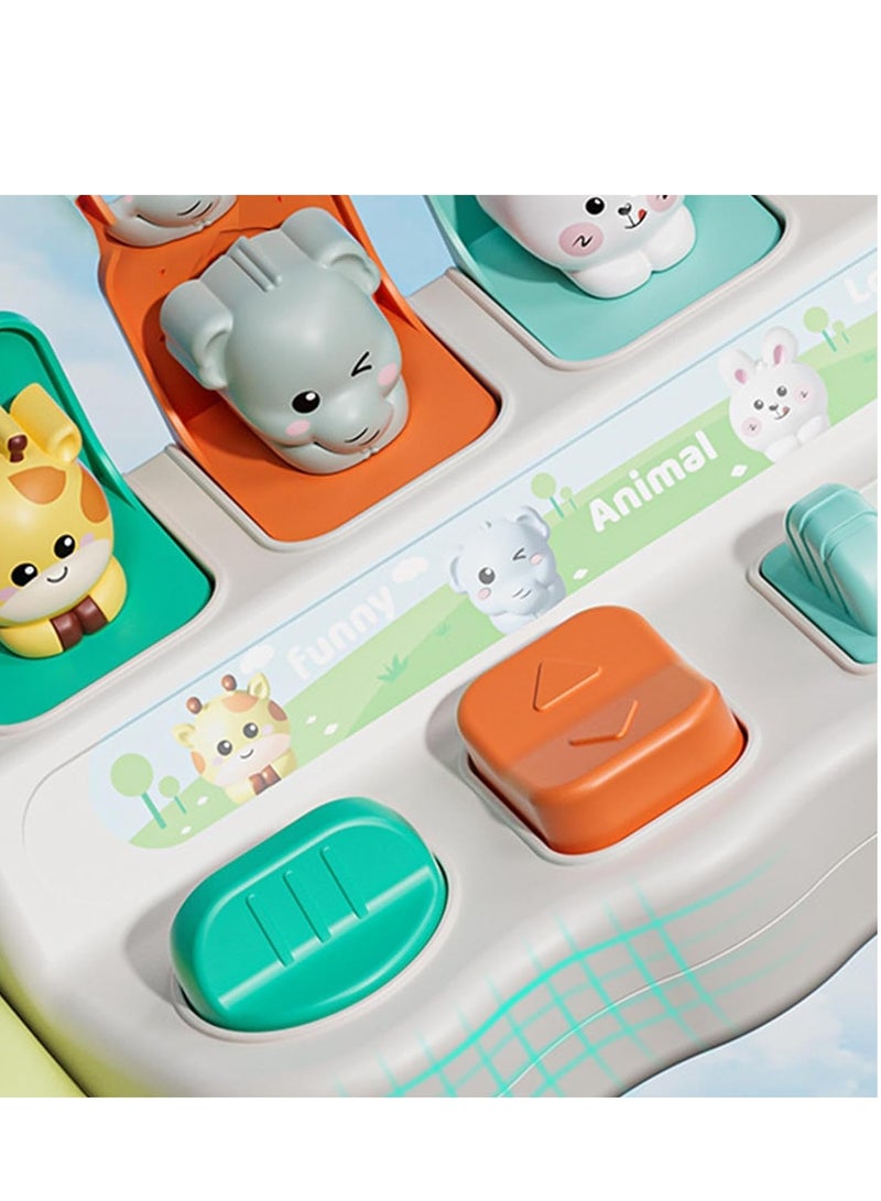 دوركو الابتكار الذكي طفل منبثقة لعبة، لعبة تعلم الرضع الحسية دفع و منبثقة لعبة، لعبة تعليمية تنموية للفتيان والبنات 12 + شهر - Image 2